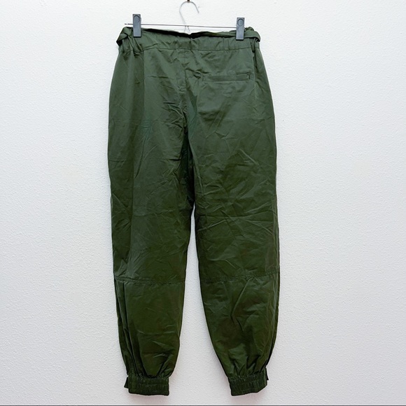 Urban Outfitters UO Evon Olive Paperbag Bag High Rise Joggers Size Small - Picture 12 of 16